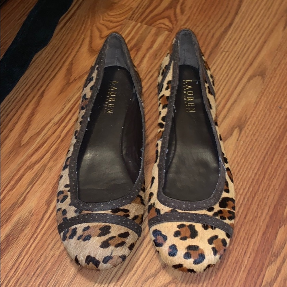 Ralph Lauren Cheetah Flats